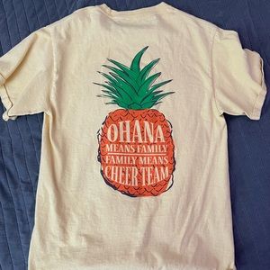 Small women’s yellow pineapple t-shirt